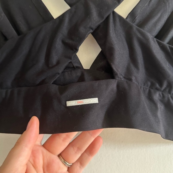 Aerie Black Sunnie Comfy Crossback Bralette size Large EUC - Picture 4 of 5